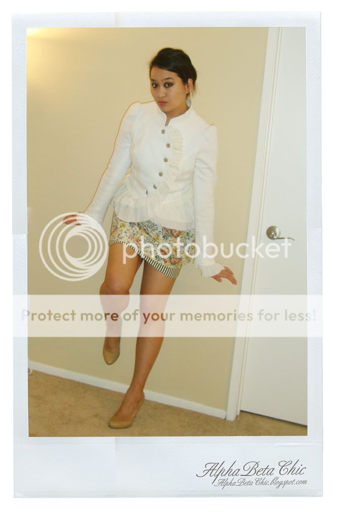 AlphaBetaChic, Free People jacket, American Rag dress
