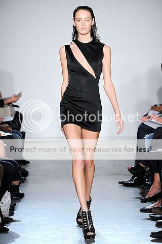Cushnie et Ochs, cutout dress, sheer, sheer panel, body con, dress, black, lbd
