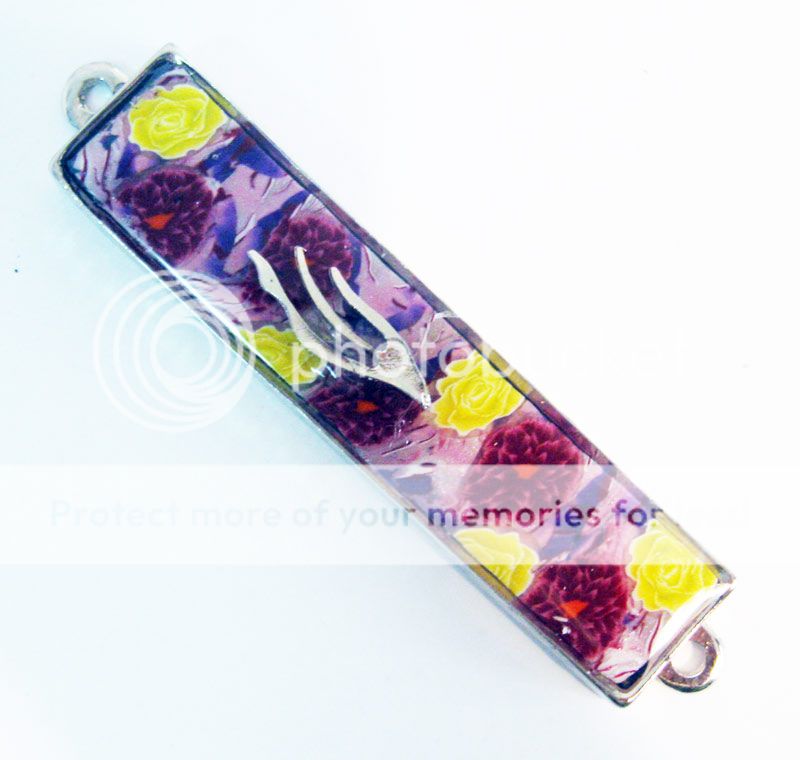 NEW polymer clay Artisan handmade Mezuzah Mezuza case Judaica by orly