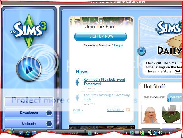 Sims 3 launcher is making my screen go huge. Please help — The Sims Forums